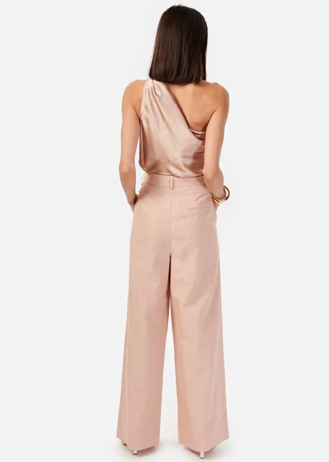 CAMI NYC Bottoms Women Lorien Wide Leg Pant Clay
