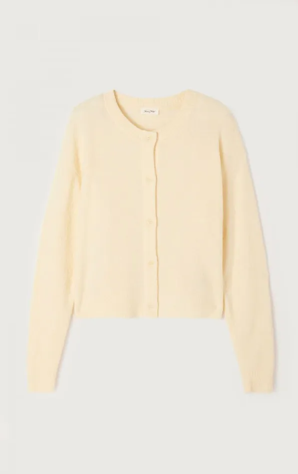 Cardigan Damsville Melange Pannacotta Women American Vintage Jumpers and Cardigans Cardigan Damsville Melange Pannacotta Women American Vintage Jumpers and Cardigans