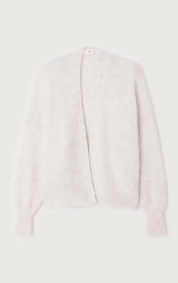 Cardigan Nuny Polar Melange Women American Vintage Jumpers and Cardigans