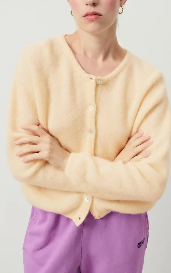 Cardigan Vitow Melange Cheesecake Women American Vintage Jumpers and Cardigans Cardigan Vitow Melange Cheesecake Women American Vintage Jumpers and Cardigans