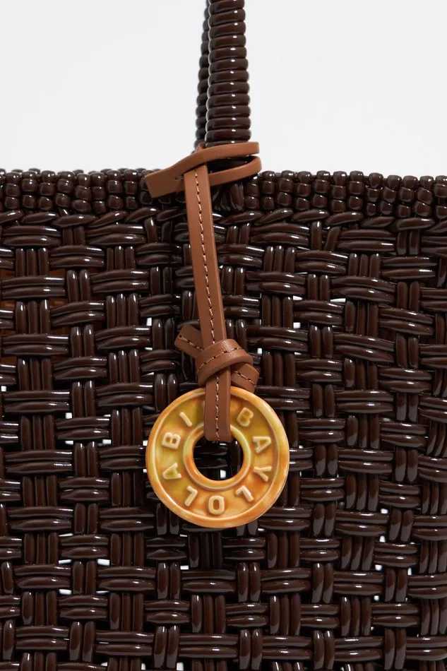 Chocolate Plaited Shopper Bag Chocolate Women Bimba Y Lola Shoppers Chocolate Plaited Shopper Bag Chocolate Women Bimba Y Lola Shoppers