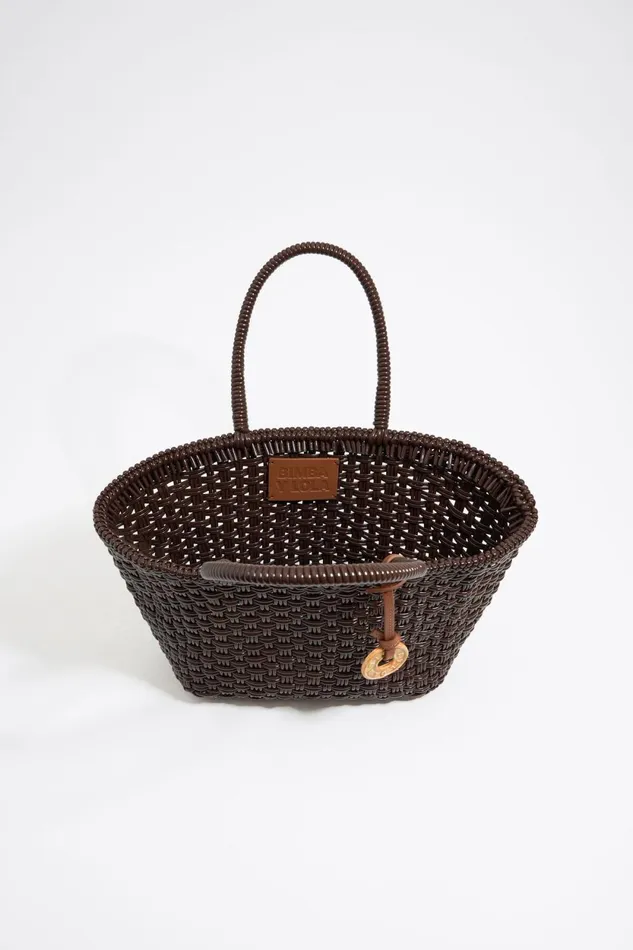 Chocolate Plaited Shopper Bag Chocolate Women Bimba Y Lola Shoppers Chocolate Plaited Shopper Bag Chocolate Women Bimba Y Lola Shoppers