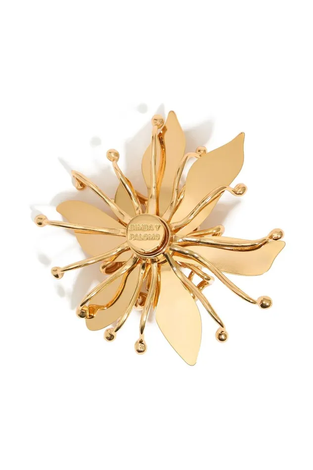 Chrysanthemum Charm With Gold Metal Leaves Gold Women Bimba Y Lola Bimba Y Palomo Chrysanthemum Charm With Gold Metal Leaves Gold Women Bimba Y Lola Bimba Y Palomo