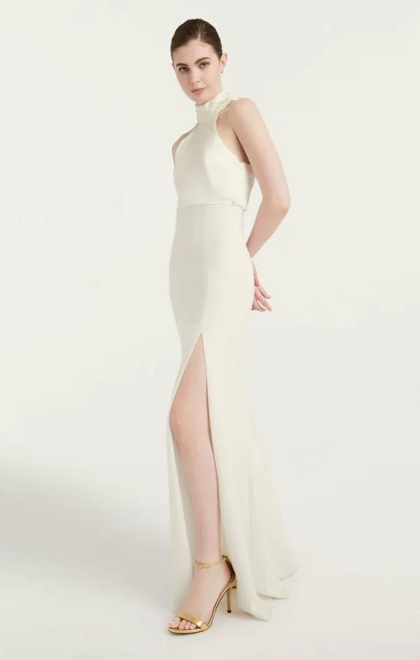 Cinq Sept Alexandra Gown Ivory Women Cocktail and Evening