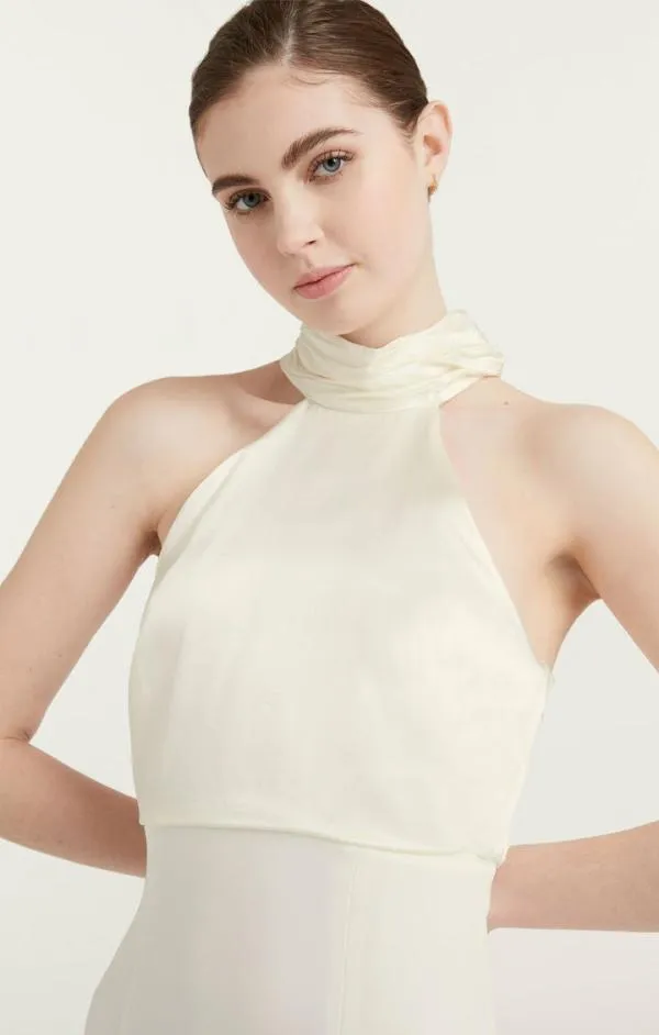Cinq Sept Alexandra Gown Ivory Women Cocktail and Evening