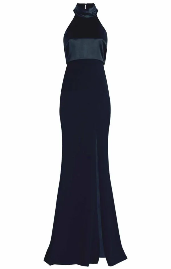 Cinq Sept Alexandra Gown Navy Women Cocktail and Evening