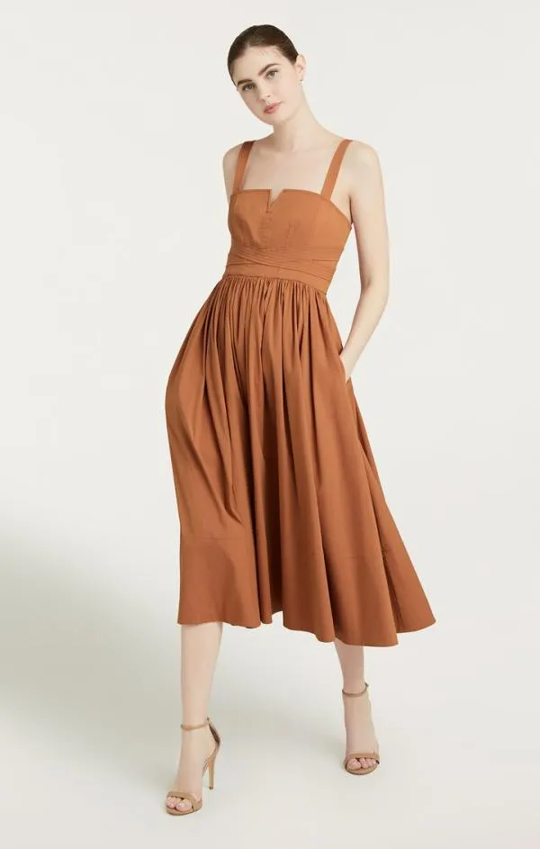 Cinq Sept Cornelia Dress Cinnamon Women Midi