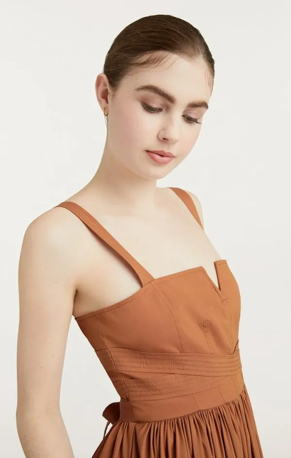 Cinq Sept Cornelia Dress Cinnamon Women Midi
