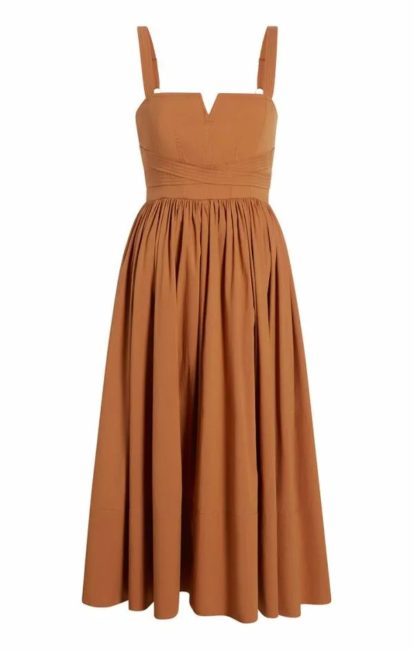 Cinq Sept Cornelia Dress Cinnamon Women Midi