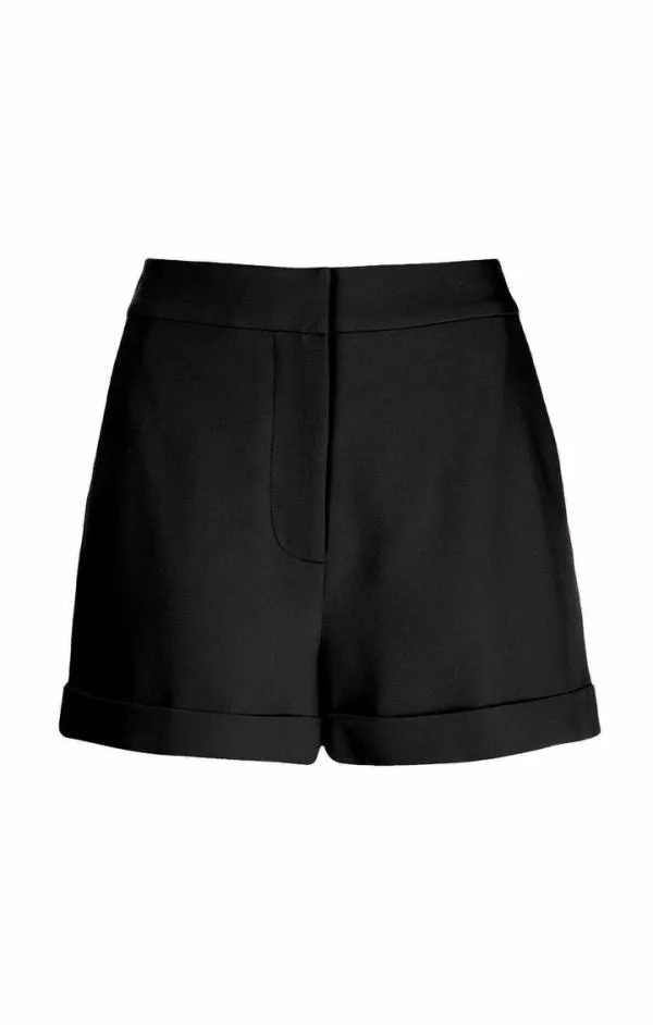 Cinq Sept Crepe Elaine Short Black Women Shorts