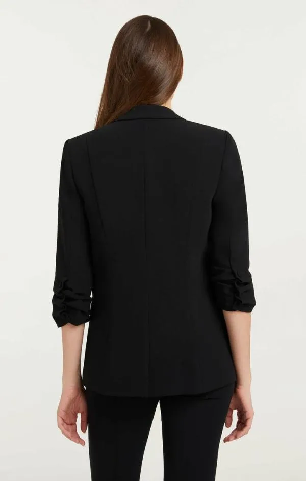 Cinq Sept Crepe Khloe Blazer Black Women Blazers