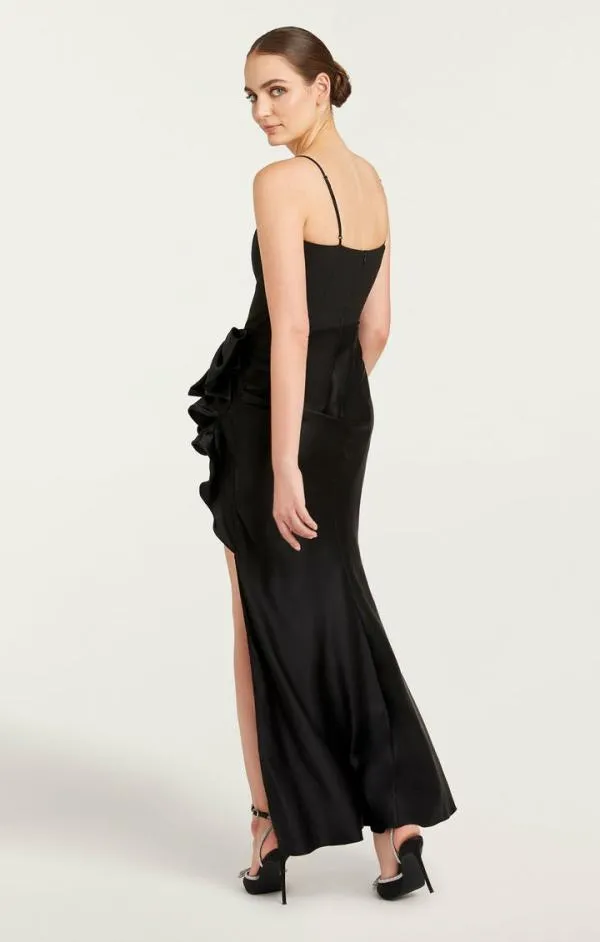 Cinq Sept Drina Gown Black Women Cocktail and Evening
