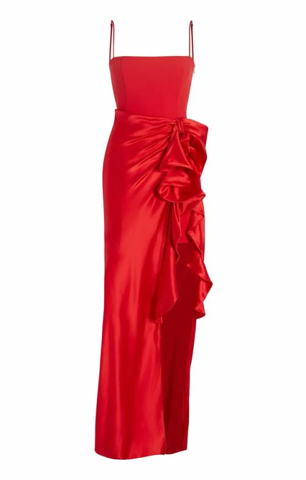 Cinq Sept Drina Gown Pimento Red Women Cocktail and Evening
