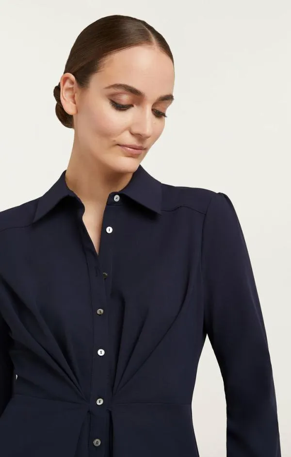 Cinq Sept Isabelle Top Navy Women Long Sleeve Tops