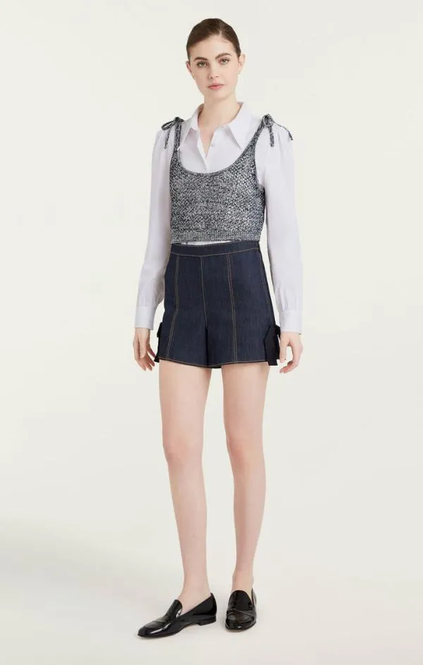 Cinq Sept Lou Short Indigo Women Shorts