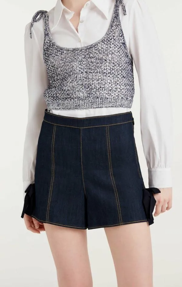 Cinq Sept Lou Short Indigo Women Shorts