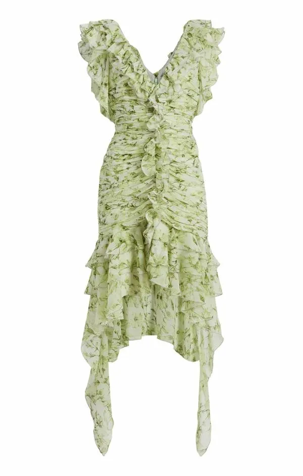 Cinq Sept Portra Dress Faded Mint Multi Women Mini
