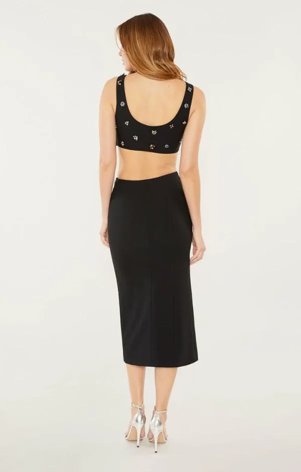 Cinq Sept Quinny Dress Black Women Midi