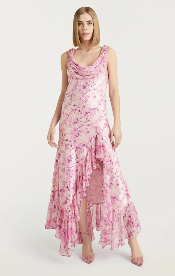 Cinq Sept Raya Dress Vibrant Plum Multi Women Cocktail and Evening