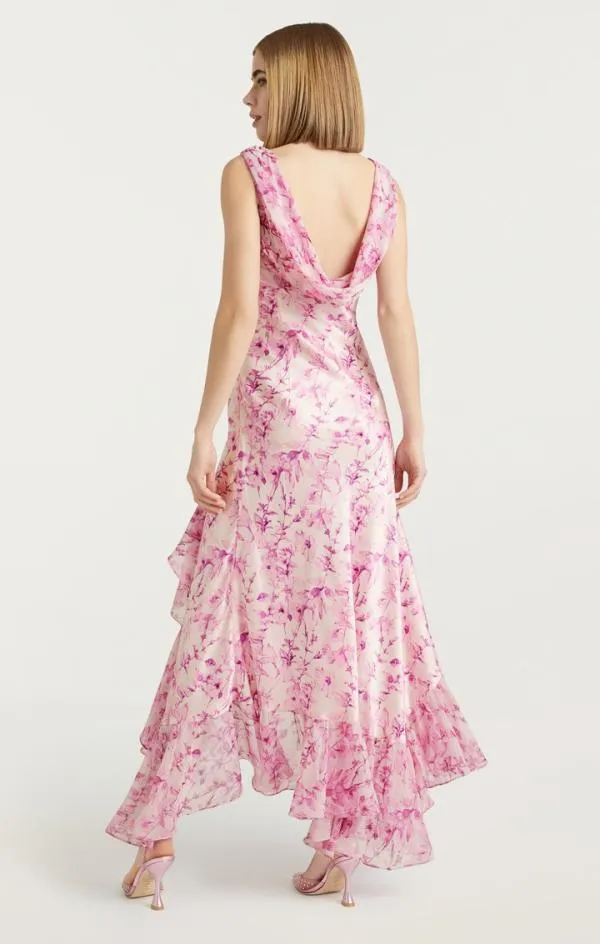 Cinq Sept Raya Dress Vibrant Plum Multi Women Cocktail and Evening
