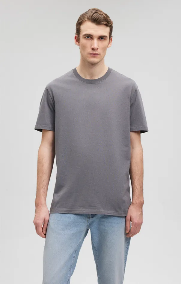 Classic Crew Neck TShirt In Lava Smoke Comfort Men Mavi Jeans TShirts