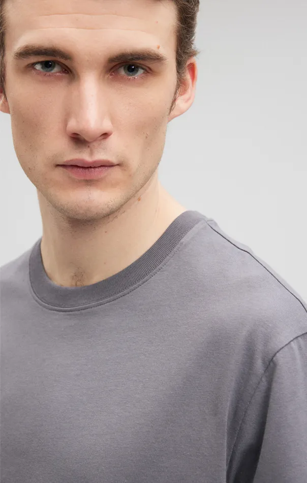 Classic Crew Neck TShirt In Lava Smoke Comfort Men Mavi Jeans TShirts Classic Crew Neck TShirt In Lava Smoke Comfort Men Mavi Jeans TShirts