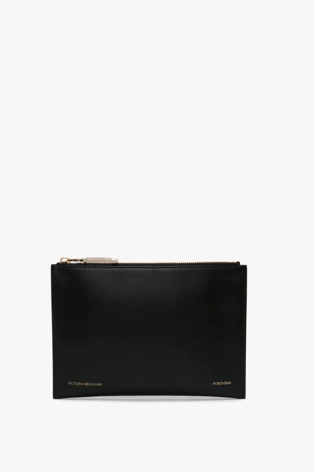 Clutches Women Victoria Beckham B Frame Pochette In Black Leather