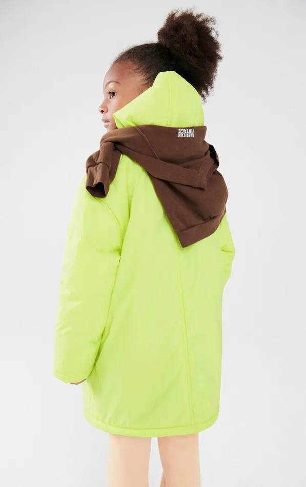 Coat Zotcity Neon Yellow Kids American Vintage Jackets and Coats Coat Zotcity Neon Yellow Kids American Vintage Jackets and Coats