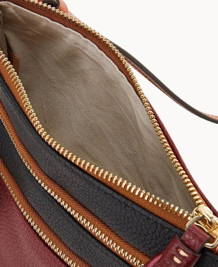 Collegiate Texas Achr38M Triple Zip Crossbody Texas Aandm Woman Dooney and Bourke Crossbodies Collegiate Texas Achr38M Triple Zip Crossbody Texas Aandm Woman Dooney and Bourke Crossbodies