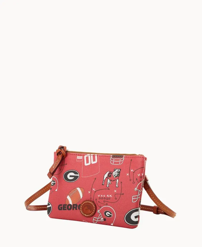 Collegiate University Of Georgia Top Zip Crossbody University Of Georgia Woman Dooney and Bourke Crossbodies Collegiate University Of Georgia Top Zip Crossbody University Of Georgia Woman Dooney and Bourke Crossbodies