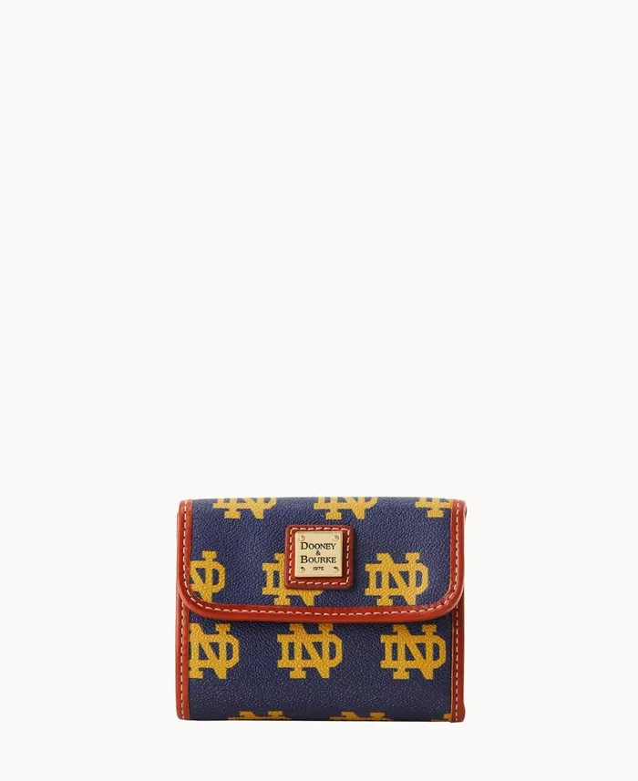 Collegiate University Of Notre Dame Flap Credit Card Wallet Notre Dame ManWoman Dooney and Bourke Wallets Collegiate University Of Notre Dame Flap Credit Card Wallet Notre Dame ManWoman Dooney and Bourke Wallets