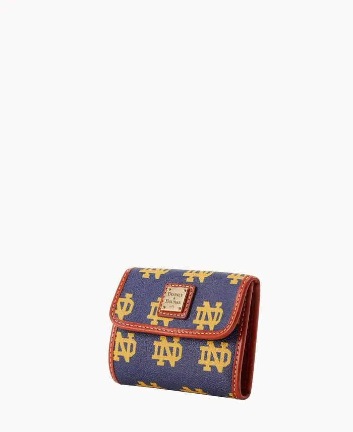 Collegiate University Of Notre Dame Flap Credit Card Wallet Notre Dame ManWoman Dooney and Bourke Wallets Collegiate University Of Notre Dame Flap Credit Card Wallet Notre Dame ManWoman Dooney and Bourke Wallets