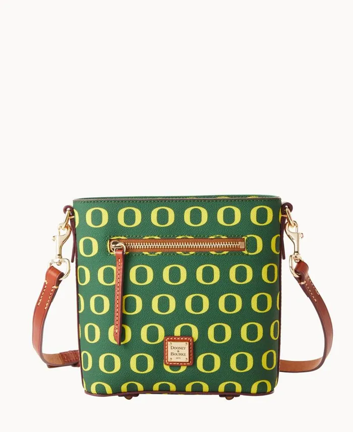 Collegiate University Of Oregon Small Zip Crossbody Oregon Woman Dooney and Bourke Crossbodies