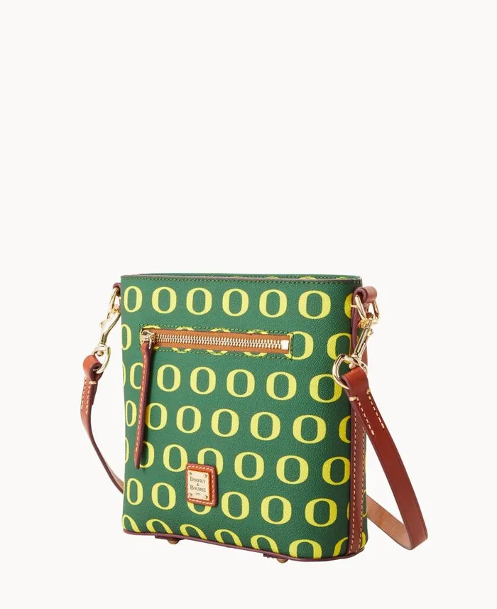Collegiate University Of Oregon Small Zip Crossbody Oregon Woman Dooney and Bourke Crossbodies Collegiate University Of Oregon Small Zip Crossbody Oregon Woman Dooney and Bourke Crossbodies