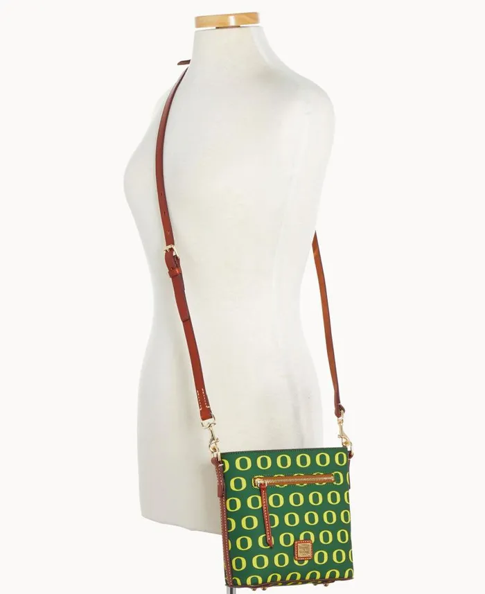 Collegiate University Of Oregon Small Zip Crossbody Oregon Woman Dooney and Bourke Crossbodies Collegiate University Of Oregon Small Zip Crossbody Oregon Woman Dooney and Bourke Crossbodies