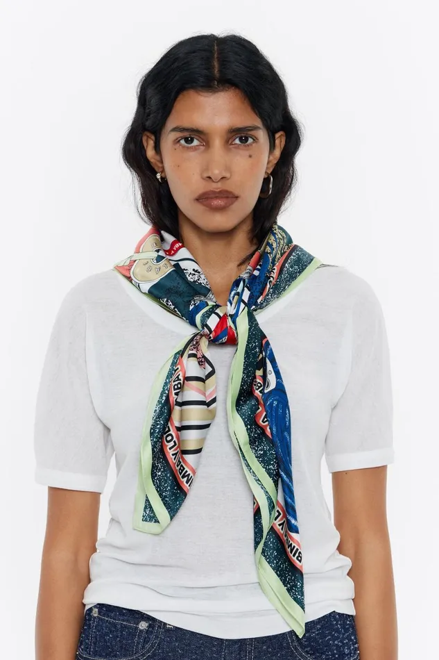 Coral BIMBA Y LOLA Accessories Scarf Coral Women Bimba Y Lola Scarves Coral BIMBA Y LOLA Accessories Scarf Coral Women Bimba Y Lola Scarves