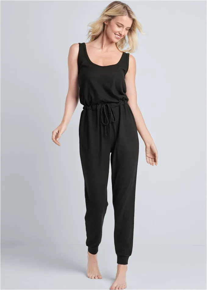 COZY HACCI JUMPSUIT Black Women VENUS Jumpsuits