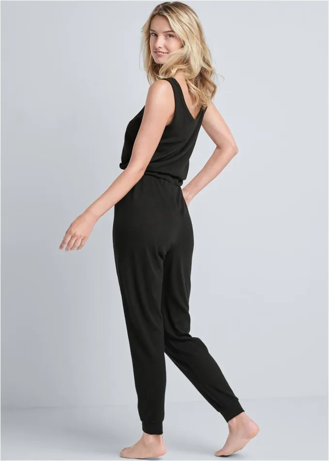 COZY HACCI JUMPSUIT Black Women VENUS Jumpsuits
