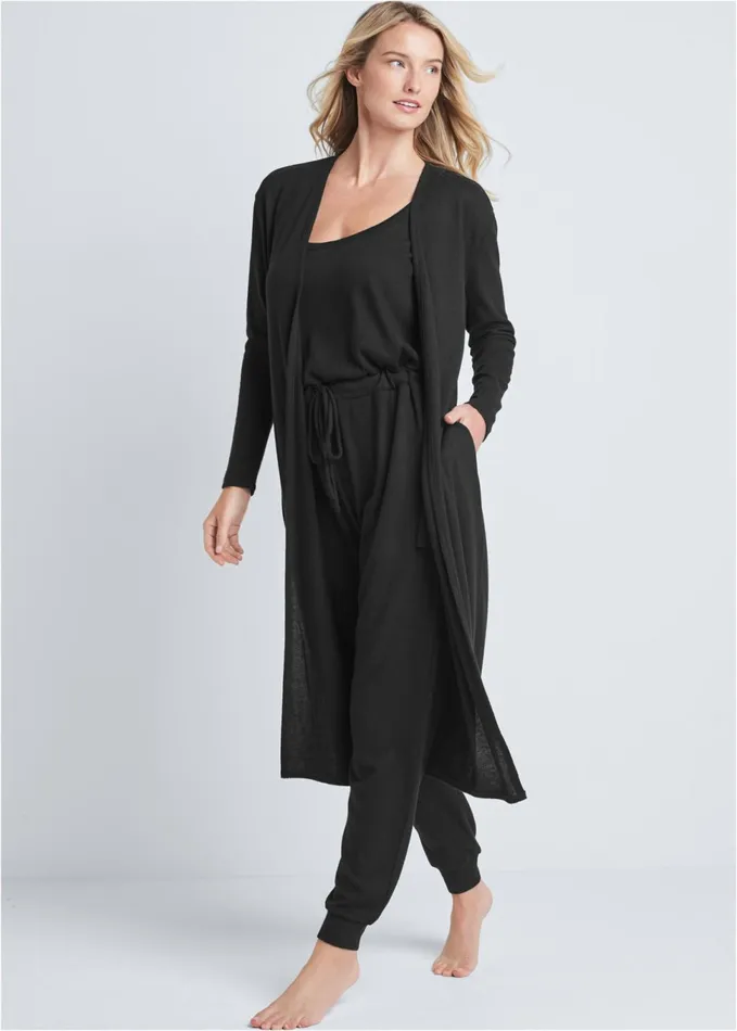COZY HACCI JUMPSUIT Black Women VENUS Jumpsuits