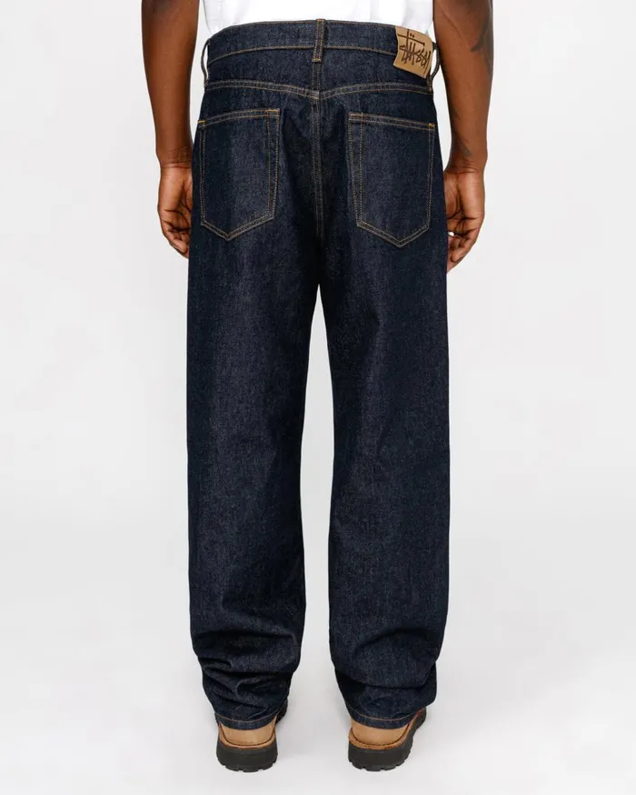 Denim MenWomen Stussy NEW CLASSIC JEAN DENIM Rinsed Indigo Denim MenWomen Stussy NEW CLASSIC JEAN DENIM Rinsed Indigo
