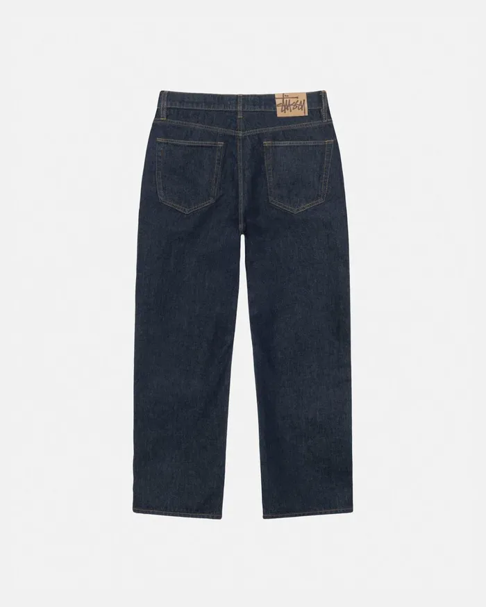 Denim MenWomen Stussy NEW CLASSIC JEAN DENIM Rinsed Indigo Denim MenWomen Stussy NEW CLASSIC JEAN DENIM Rinsed Indigo
