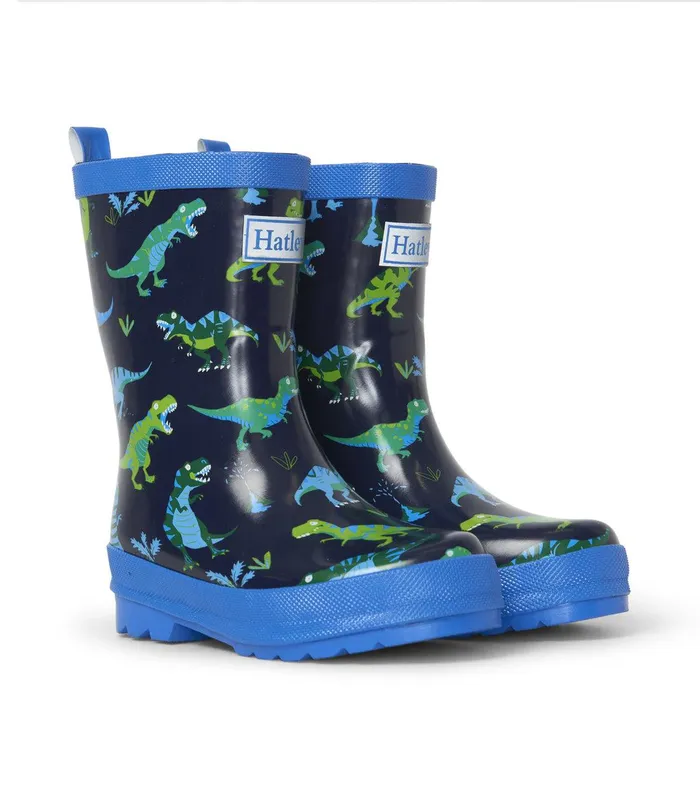Dino Shiny Rain Boots Hatley