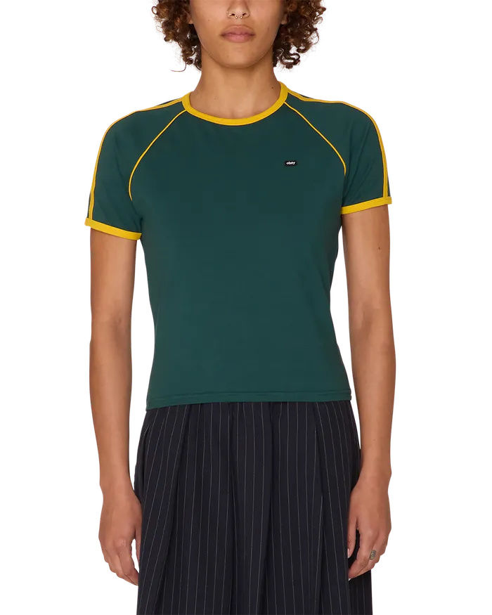 DIVERSION RAGLAN TSHIRT Forest Women TOPS OBEY Clothing