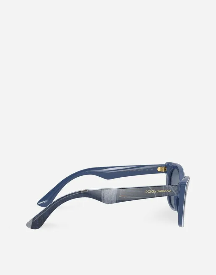 Dolce and Gabbana Accessories Children Denim Patchwork Sunglasses Denim Dolce and Gabbana Accessories Children Denim Patchwork Sunglasses Denim