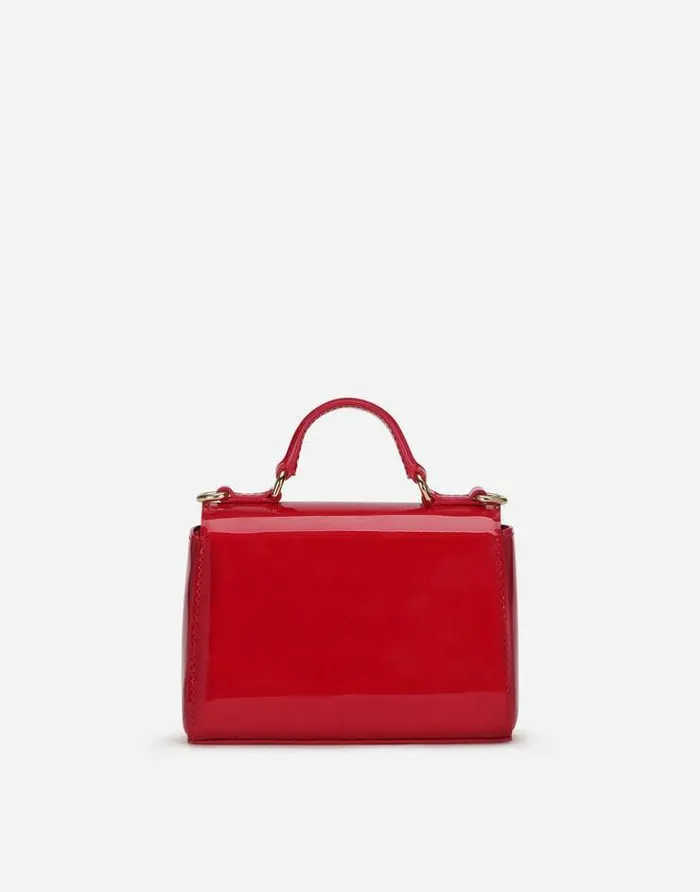 Dolce and Gabbana Accessories Children Patent Leather Handbag Red Dolce and Gabbana Accessories Children Patent Leather Handbag Red