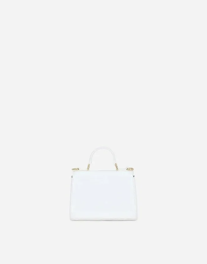 Dolce and Gabbana Accessories Children Patent Leather Handbag White Dolce and Gabbana Accessories Children Patent Leather Handbag White