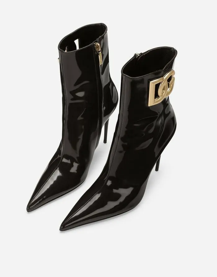 Dolce and Gabbana Boots And Booties Women Calfskin Ankle Boots Brown Dolce and Gabbana Boots And Booties Women Calfskin Ankle Boots Brown
