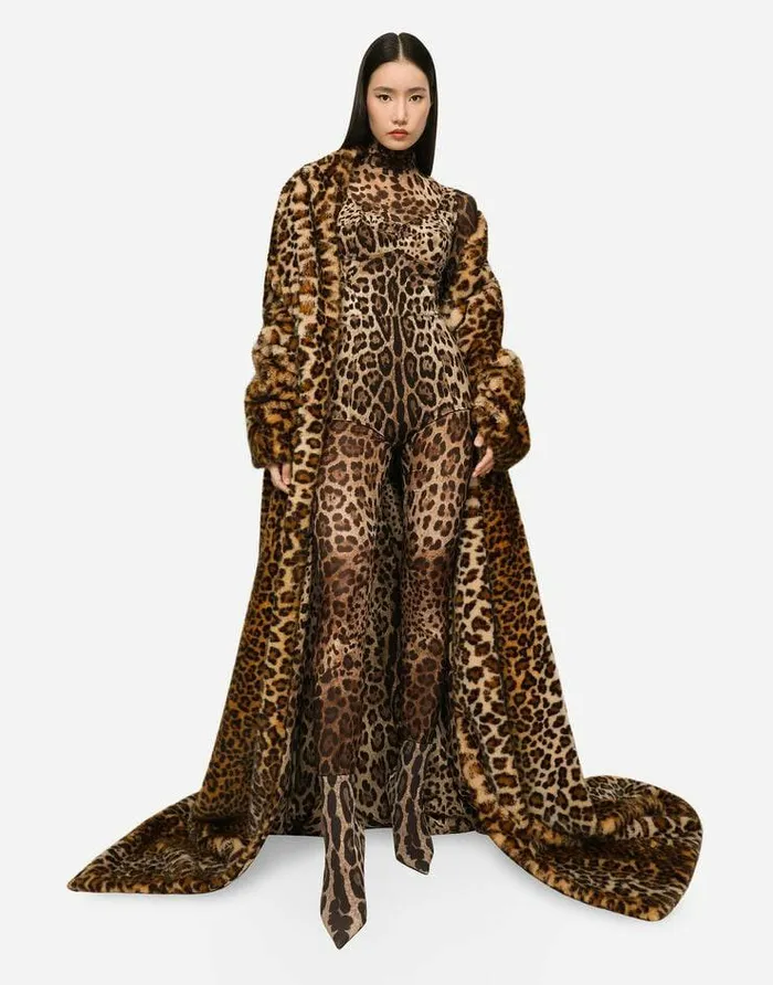 Dolce and Gabbana Boots And Booties Women KIM DOLCEandGABBANA Leopardprint Stretch Fabric Ankle Boots Animal Print Dolce and Gabbana Boots And Booties Women KIM DOLCEandGABBANA Leopardprint Stretch Fabric Ankle Boots Animal Print