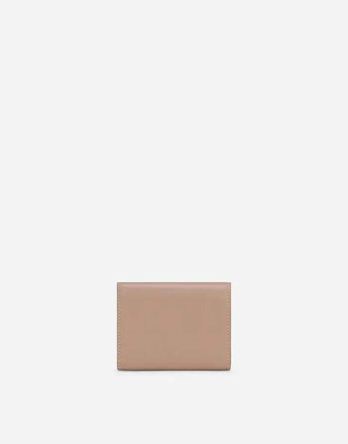 Dolce and Gabbana Clutches Mini And Micro Bags Women DG Logo French Flap Wallet Pale Pink Dolce and Gabbana Clutches Mini And Micro Bags Women DG Logo French Flap Wallet Pale Pink
