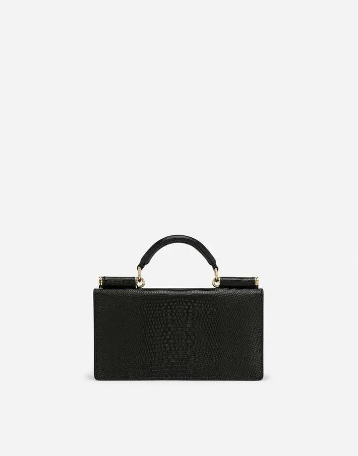 Dolce and Gabbana Clutches Mini And Micro Bags Women Iguanaprint Mini Bag Black Dolce and Gabbana Clutches Mini And Micro Bags Women Iguanaprint Mini Bag Black
